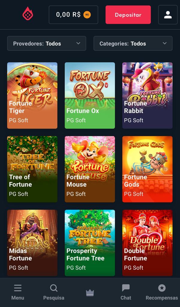 porcentagem das plataformas de slots